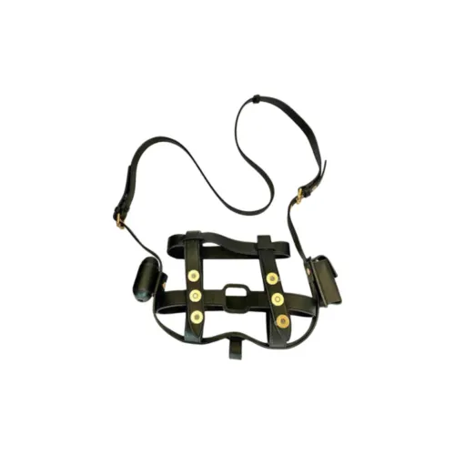 FENDI Baguette Кожа Сумка Аксессуар Мини Женский Черный