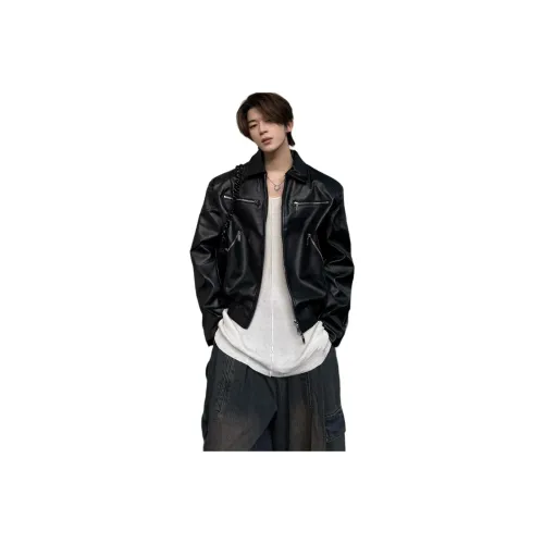 JICHUAN YEP Кожа Куртка Унисекс