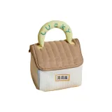 Многоцветная сумка House - кофейного цвета