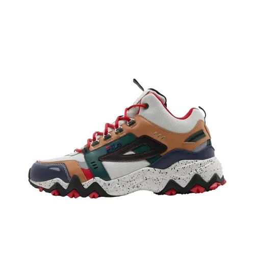 FILA MID Топ Повседневная обувь Мужская Белый Зеленый Коричневый