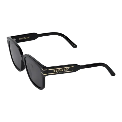 DIOR Ацетат Нерегулярная форма Солнцезащитные очки Женские Черный