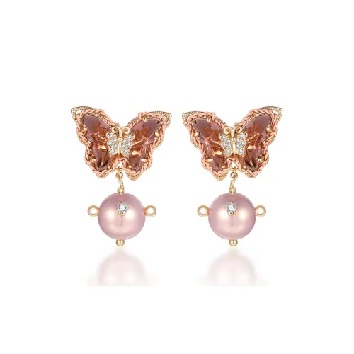 BAYAOQI817 Смола Сплав Искусственный жемчуг Стразы Серьги Женские