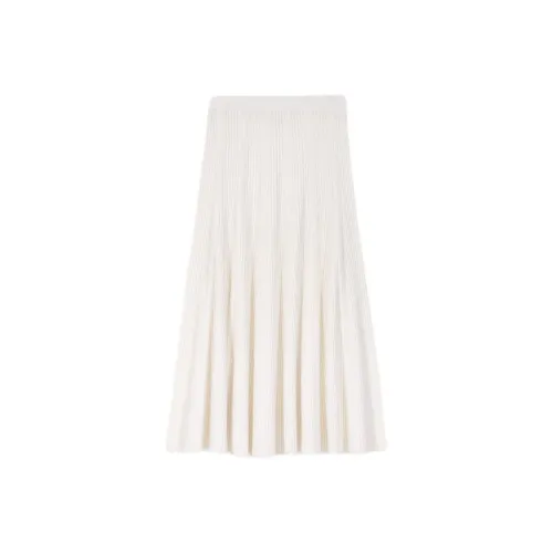 Maje Светло-янтарный Женская Повседневная Длинная Юбка