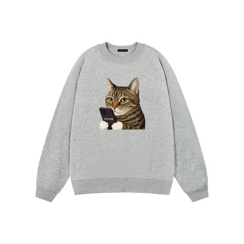 Tonlion Универсальный Повседневный Длинный Рукав Топ Унисекс