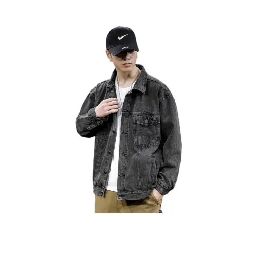 Tonlion LUNAR Серый Унисекс Джинсовые куртки