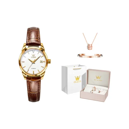 OLEVS Механические часы Женские Белый циферблат