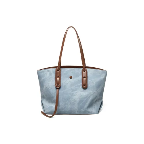 15 MINS Сумка из синтетической кожи сумка для покупок сумка через плечо стандартная женская джинсовый синий