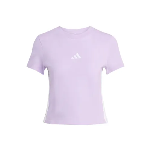 Adidas Essentials 3 Stripes T-Shirt Женская