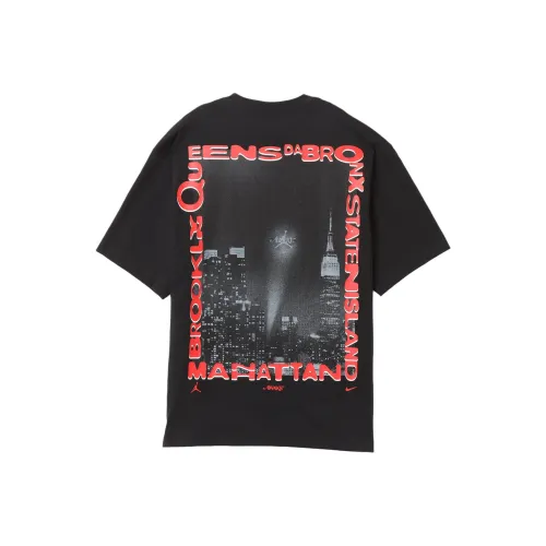 Джордан Awake NY совместный бренд Fw25 Бренд M J AWNY T Рубашка Унисекс