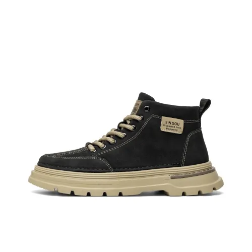 NANJIREN Короткий ботинок Martin высокий топ мужской