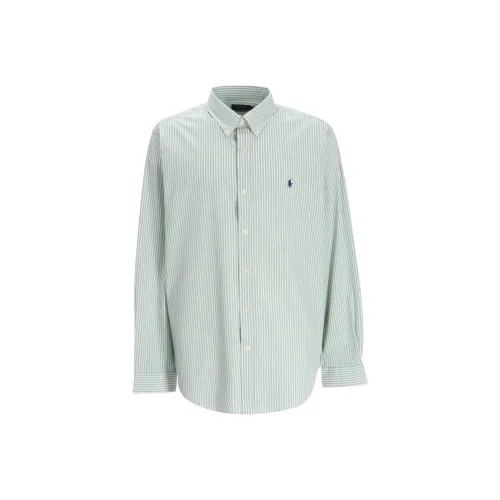 Polo Ralph Lauren Светло-зеленые Мужские Рубашки