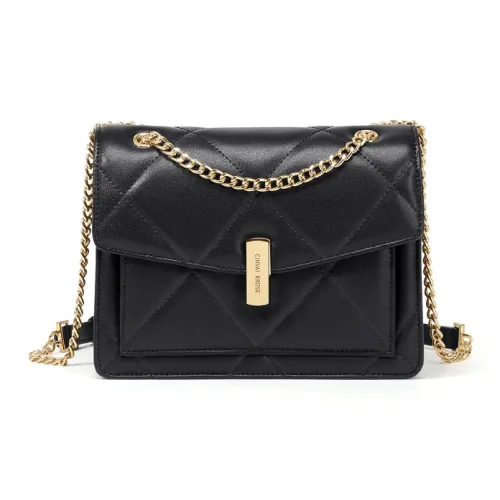 CinvaiKrose Сумка через плечо из синтетической кожи стандартная белый черный