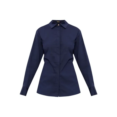 CULT GAIA Морской синий Женские рубашки