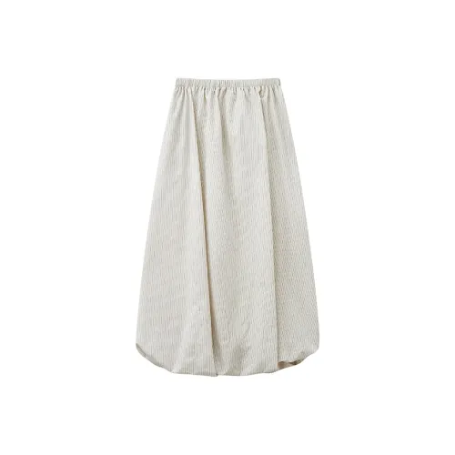 TAGEECHITA Юбка-тюльпан Полосы С наполнителем Balloons A Линия Юбка Женские