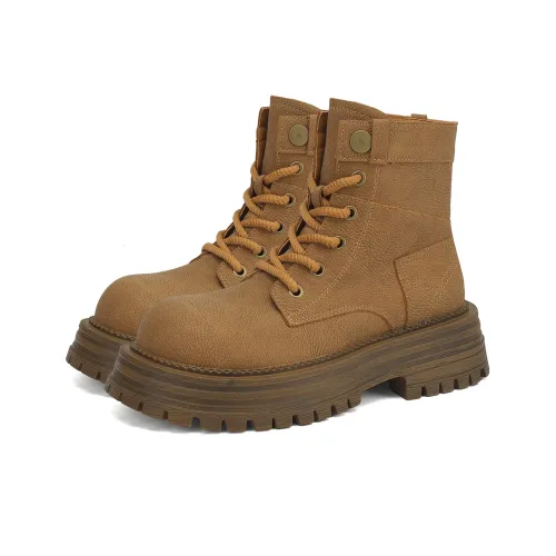 FOXER Короткий Мартин Ботинок Женские Желтые