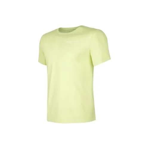 Skechers T-Shirt Мужской Светло-Желтый Зеленый