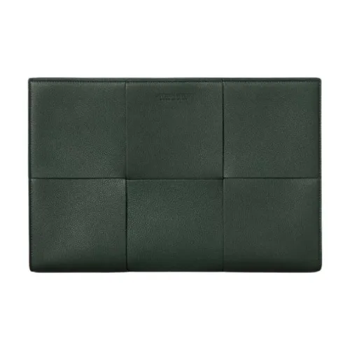 Bottega Veneta Sheepskin Clutch Men's Dark Green Bottega Veneta Клатч из овчины Мужской Темно-зеленый