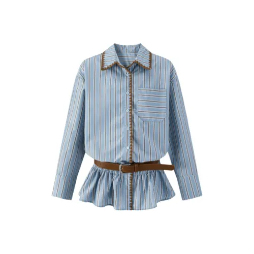 IUNOP Эксклюзивный Casual Loose Cut Рубашка с воротником поло Премиум Топ Женские