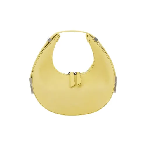 OSOI Кожа Одно Плечо Сумка Мини Женская Желтая