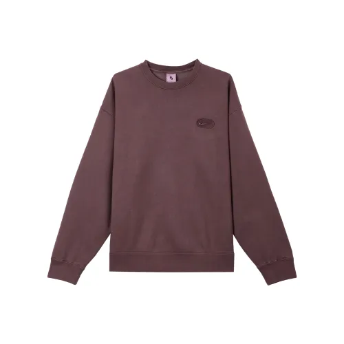 Nike Solo Swoosh Толстовка Мужской Яркий Бордовый Красный