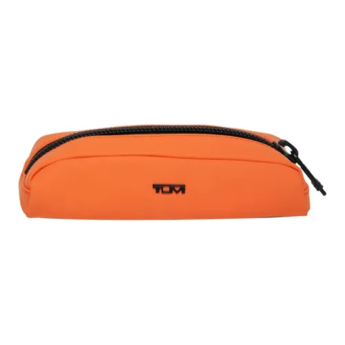 TUMI Ткань Pencil Сумка Makeup Bag Хранение Трумпет Унисекс Оранжевый