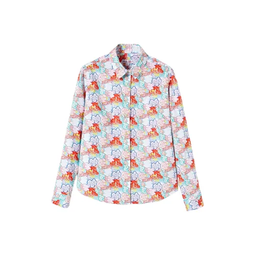 COTON DOUX Японский узор рубашка женские