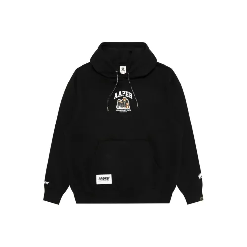 Aape Черный BKX Мужские Свитшоты