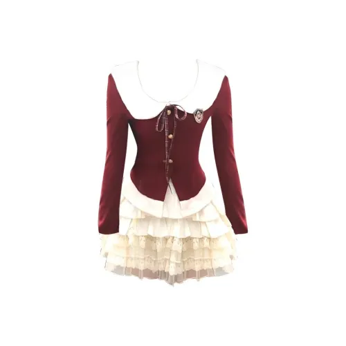 YINLEI Одежда Комплекты [Топ+Юбка] Женские Юбочные Комплекты