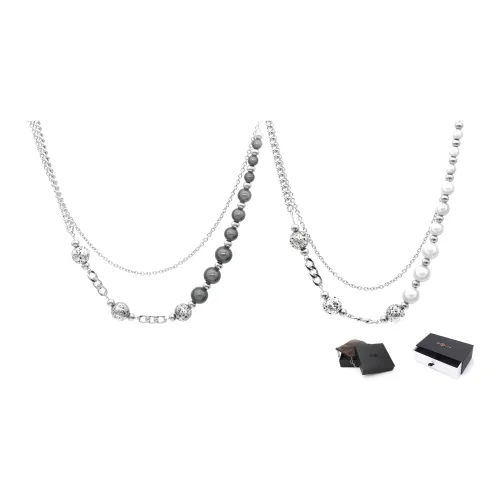 DAP Нержавеющая сталь Ожерелья Серебряный Унисекс