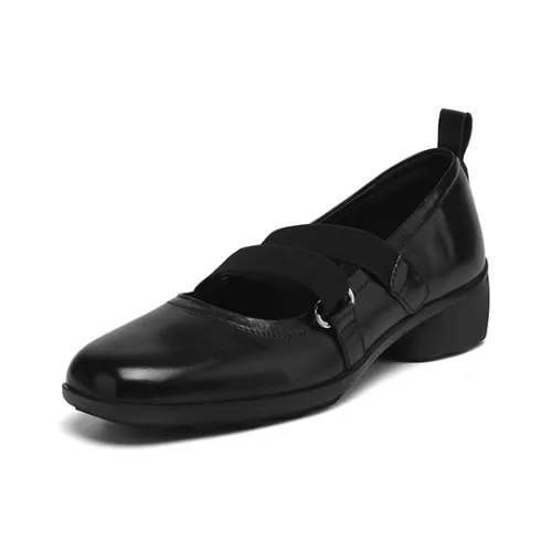 ROROWU Средний каблук Mary Jane Грубый каблук Без подкладки Женская обувь