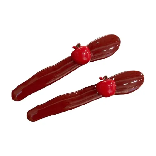 ZHENZI Милый Little Apple Боковая Заколка для волос Детская заколка для волос Hair Accessory Анкора Красный GOOD Looking Duckbill Заколка-невидимка Фиксированная