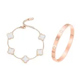 Четырехлистный клевер, комплект 2 [белый]