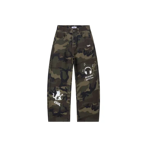 CHOCOOLATE XPB0330 Камуфляж Унисекс Джинсы