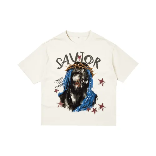 RESERFF Короткий рукав Свободный крой Роскошная уличная мода Винтажный тренд 100% хлопок Рубашка Мужская Серый Бежевый