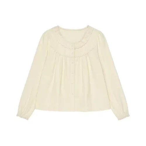 KYKW Абрикос Женские Рубашки