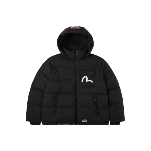 EVISU Черный Мужской Пуховик