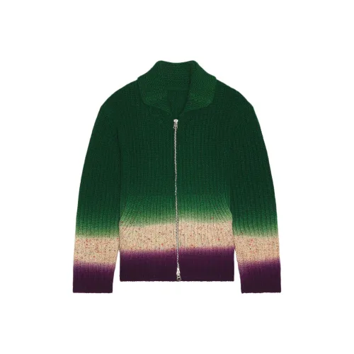 Сакай Совместный Зеленый Мужской Свитер