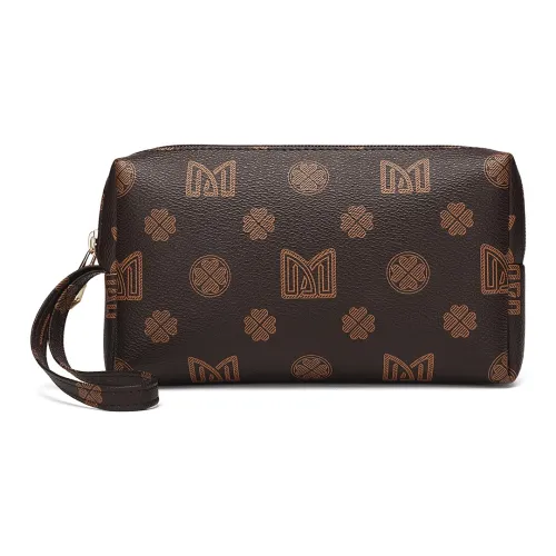 MEXICAN ПВХ Клатч Стандартный Женский Темно-Коричневый