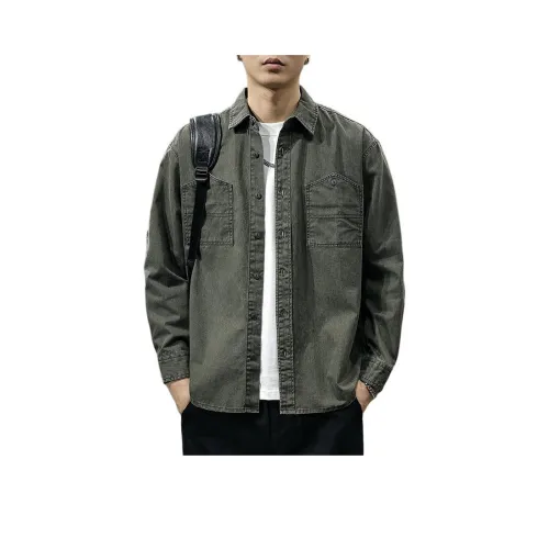 QIANJINNIU Мужские Джинсовые Куртки