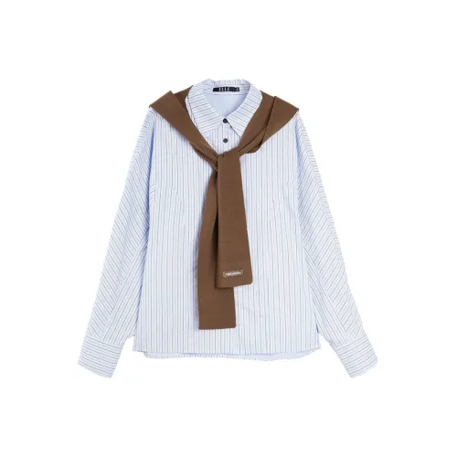 ELLE Полосы Женские Рубашки