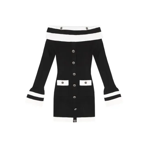 SKYA Длинное платье с длинными рукавами женское