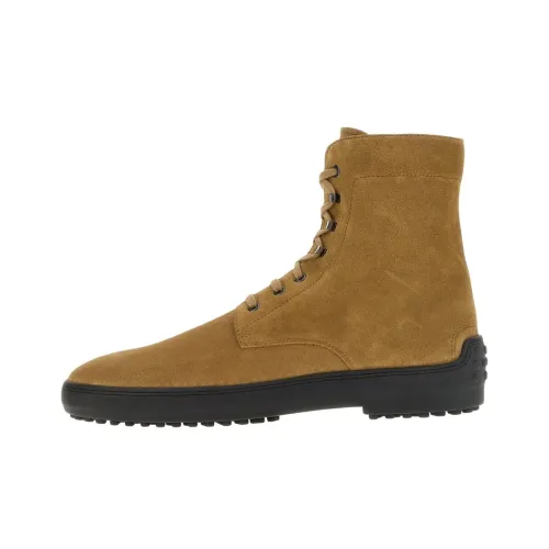 TOD'S Gommino Ботильоны Мужские Коричневые