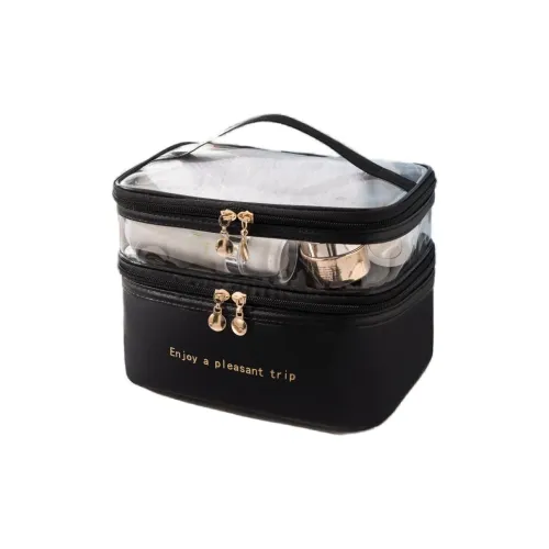 BEAUTIFUL AND CHARMING PVC Двойной слой Косметичка для макияжа Дорожная Сумка Портативное Хранение