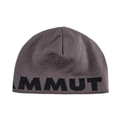 MAMMUT Натуральный мех Ткань Шапки-бини Унисекс Серый