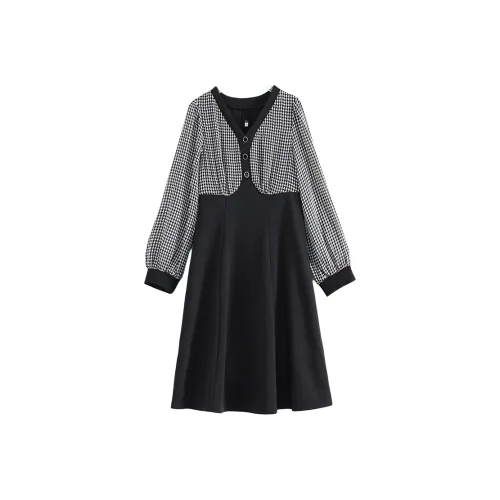 JOSR Длинное платье с длинными рукавами женское