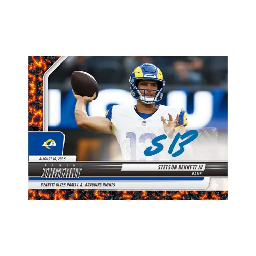 PANINI 2025 Football Регби NFL Instant Stenson Bennett IV Подписанная карта Magma Спортивные карты 1 шт
