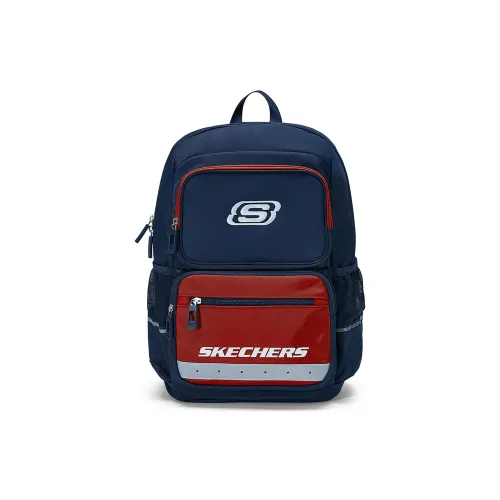 Skechers Ткань Рюкзак Обычный Детский Ship Флаг Синий