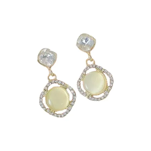 Tong Tong Rabbit Alloy Resin Stud Earrings Women's