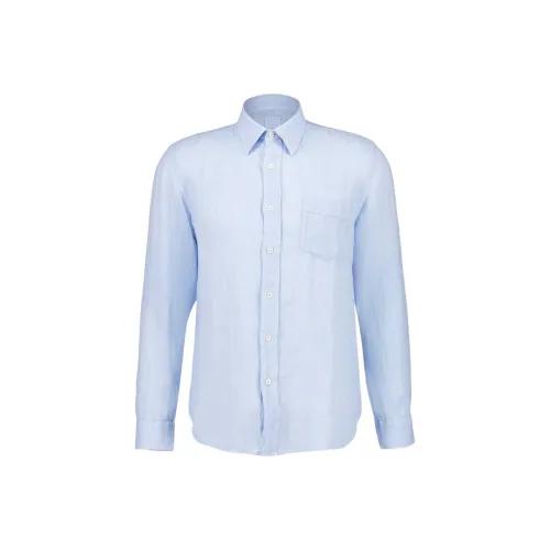 120% LINO Aqua Blue Men's Shirts