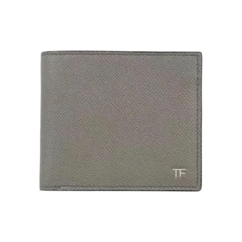 TOM FORD Телячья кожа Кошелек Мужской Серый